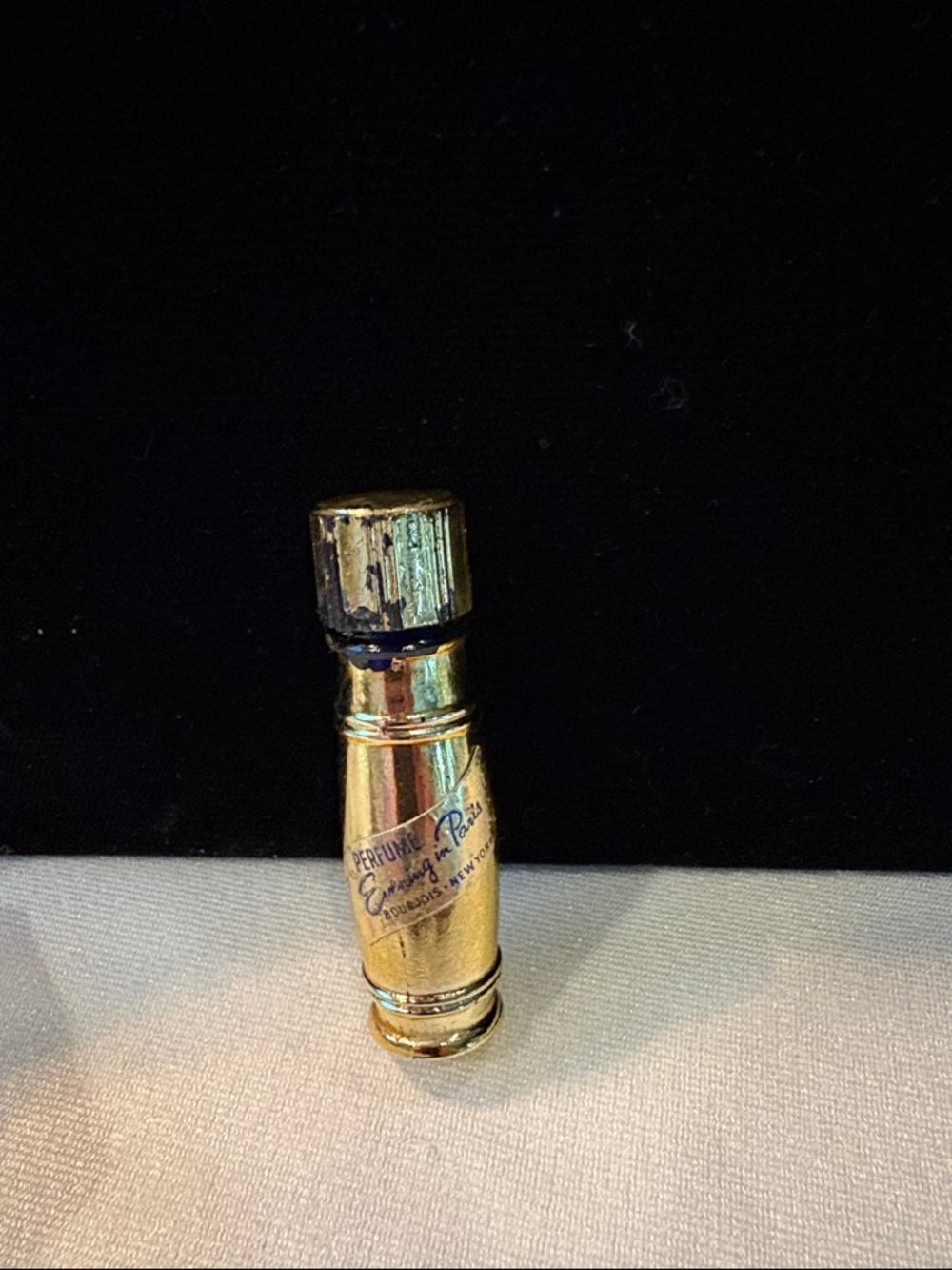 Vintage Gold Tone Perfume Atomizer Evening in Paris